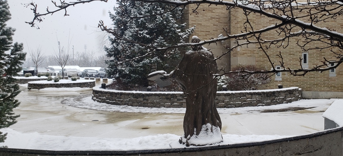 La Salle Courtyard Winter 2022